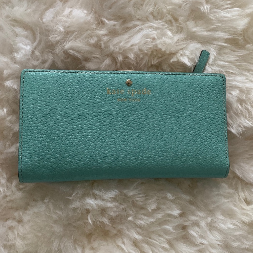 Authentic Kate Spade turquoise wallet